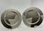 1980s 1980s A Pair Silver Round Platters Plain, 12 In. For Sale - Image 5 of 10