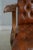 Georgian Tufted Leather Carved Arm Chair For Sale - Image 11 of 18