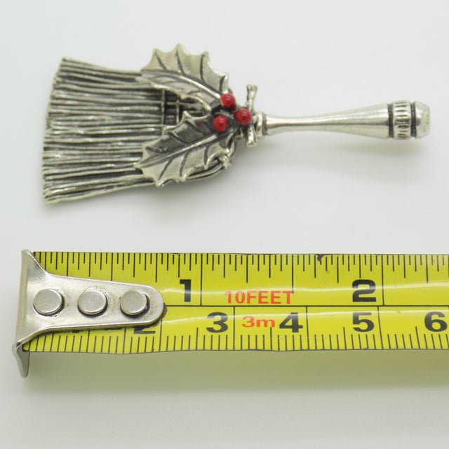 Vintage Italian Handmade Genuine Silver Christmas Decoration Figurine, 1980s For Sale - Image 12 of 13