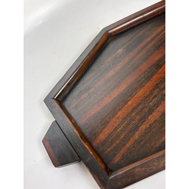1940s Art Deco Wooden Tray, France, 1940s For Sale - Image 5 of 11