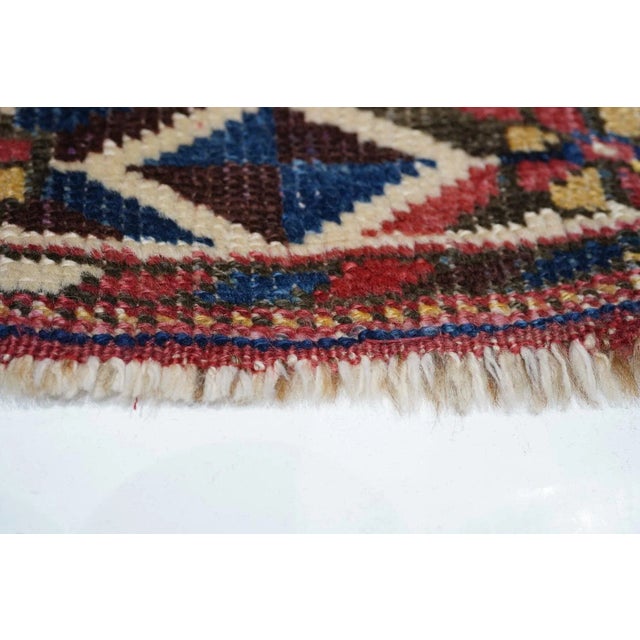 1920s Antique Afshar Rug 3'6'' x 3'10'' For Sale - Image 5 of 10
