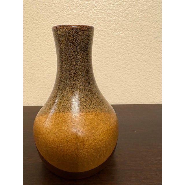 Mid-Century Modern MCM Clay "Pottery Craft Usa" Diminutive Vase For Sale - Image 3 of 10