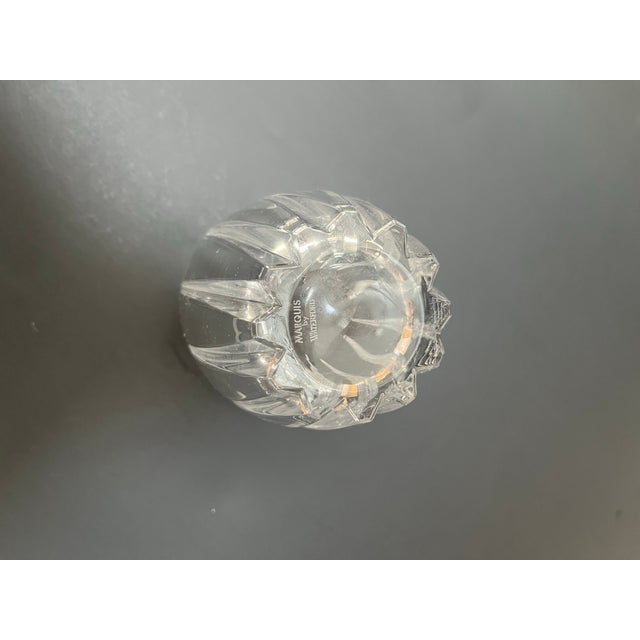 Traditional Marquis by Waterford Set 6 Crystal Omega 4.5" Double Old Fashioned Rocks Glasses For Sale - Image 3 of 3