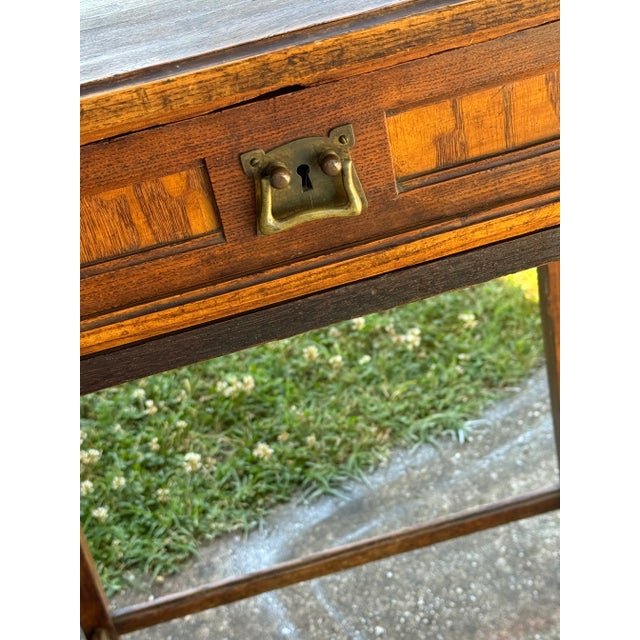 Small Art Nouveau Side Table with Drawer, 1890s For Sale - Image 6 of 7