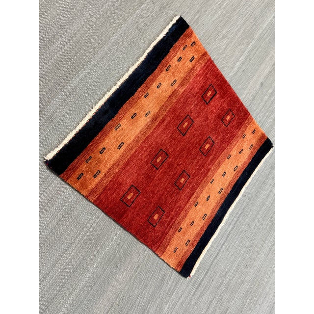 Design Plus Gallery presents a 2ft 8in Square Rug from Rugman of Santa Fe. It came from a specialty rug shop in Santa Fe,...