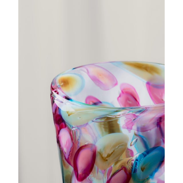 Murano Glass Vase from Pino Signoretto, 1990 For Sale - Image 3 of 4
