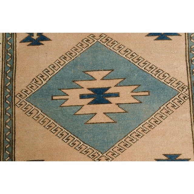 Antique Handmade Vintage Carpet For Sale - Image 6 of 10