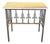 Antique French Wrought Iron Console Table With Marble Top | Balcony Railing Console For Sale