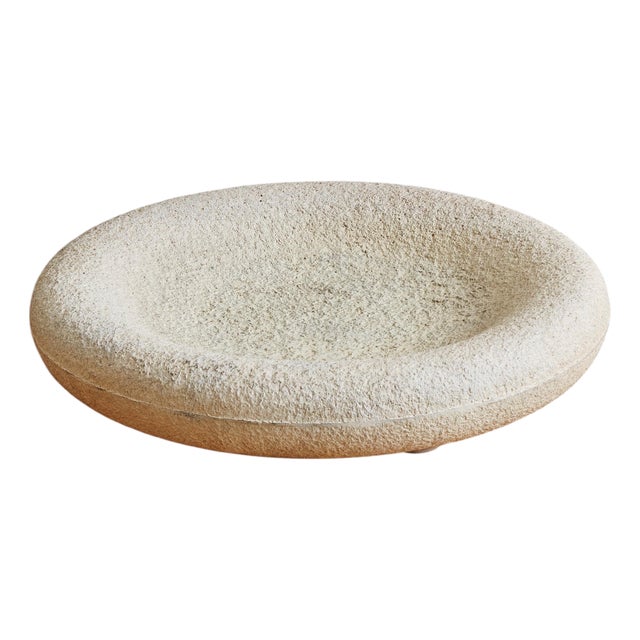 Large Travertine Bowl or Centerpiece, Italy 1970s For Sale