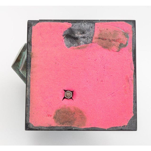 Verdigris Bronson Nude Torso Verdigris Patinated Bronze For Sale - Image 8 of 8