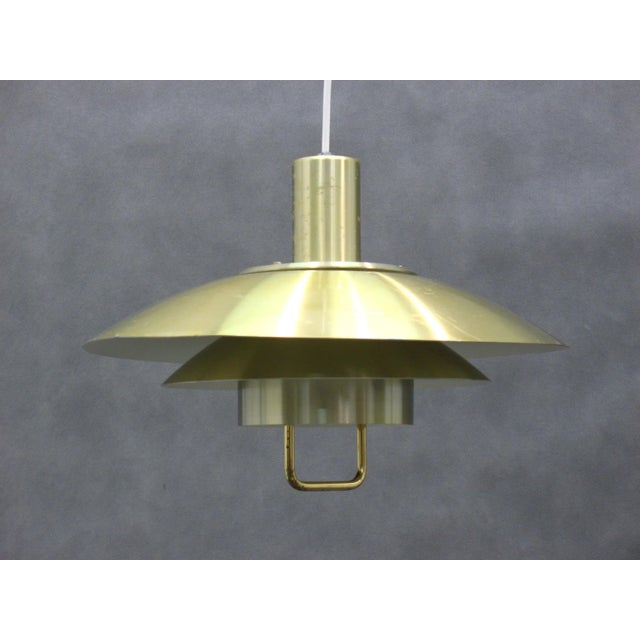 Danish Ceiling Lamp in Metal, 1970s For Sale - Image 12 of 13
