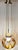 1970s Vintage Hanging Lamp with Brass Frame from Kaiser, 1970s For Sale - Image 5 of 12