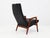 Ruster Lounge Chair by Yngve Ekström in Black Leather, Sweden, 1956 For Sale - Image 6 of 13