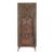 Antique Indian Painted Teakwood Window Panel, Now on Iron Legs For Sale