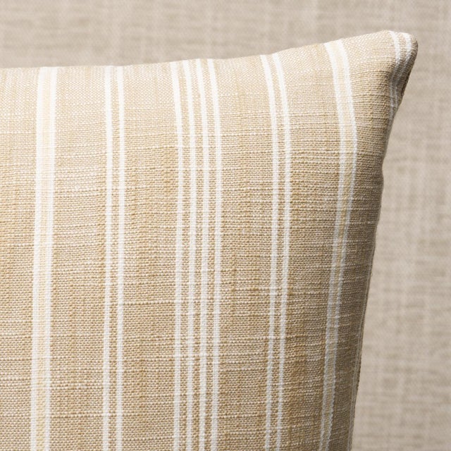 This pillow features Lucy Stripe by Mark D. Sikes for Schumacher with a knife edge finish. Mark D. Sikes had style and...
