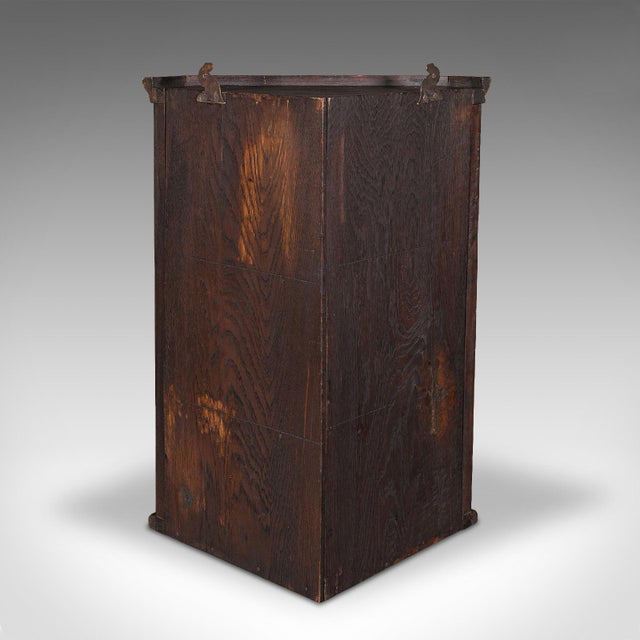 Small Antique Corner Cabinet, English, Glazed Display Cupboard, Edwardian, 1910 For Sale - Image 6 of 9