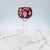 This Ajka Crystal Marsala Hock wine goblet was hand-blown and hand-cut in Hungary during the late twentieth century....