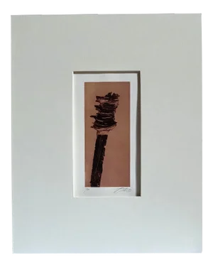 2013 "Untitled" Photogravure With Chine-Collé by Henrieke Strecker