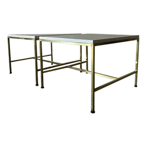 Paul McCobb for Directional Brass Side Tables