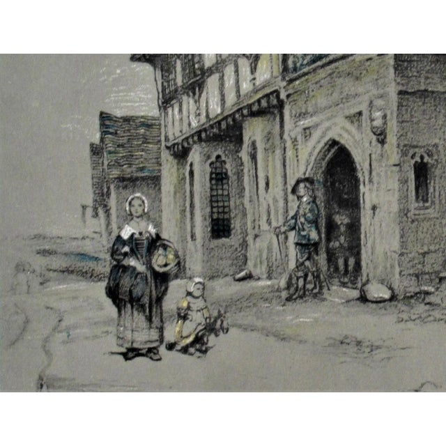 Mid 20th Century Cecil Charles Windsor Aldin, George Inn, Norton St. Philip, Circa 1930 For Sale - Image 5 of 8