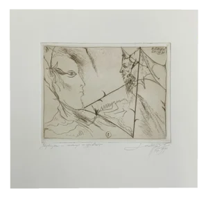 Leszek Rózga, Hybrid, 1991, Etching on Paper