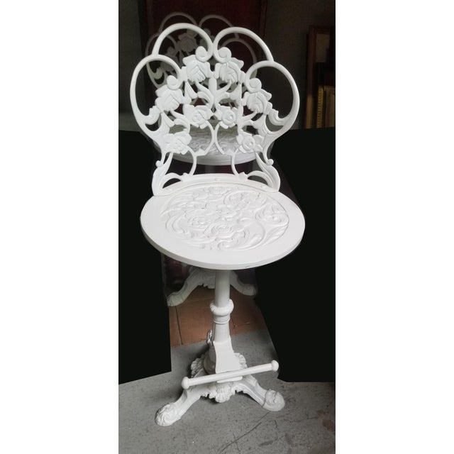 Vintage White French Country Swivel Bar Stools a Pair Chairish