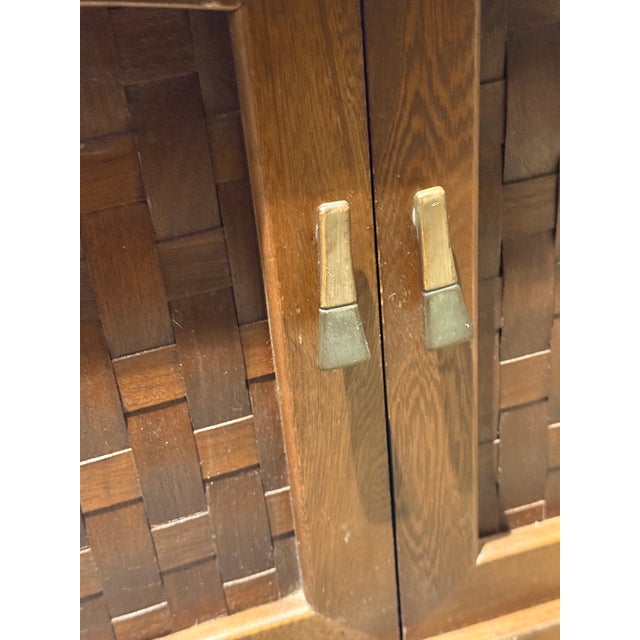 Mid-Century Modern Vintage Lane Coffee Table With Travertine Inserts For Sale - Image 3 of 12