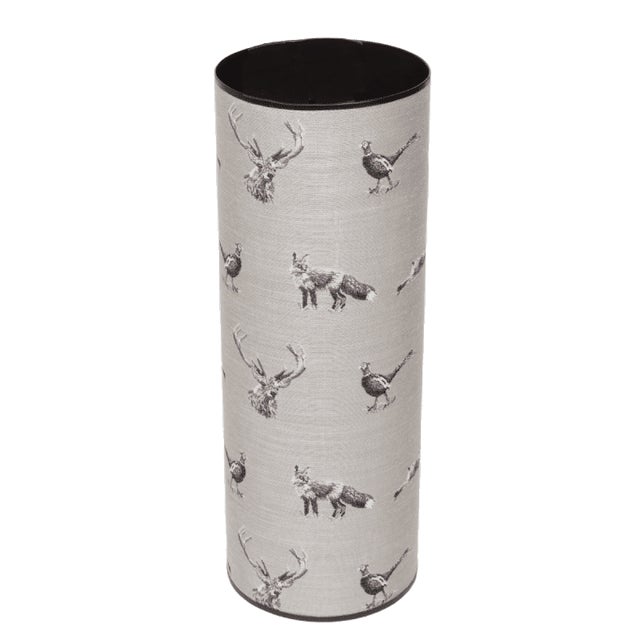 An exquisite addition to any setting, this stylish umbrella stand is constructed from durable metal and covered in Hines'...