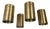 Minimalist Brass Hole Pattern Tube Wall Sconces, Italy, 1970s, Set of 2 For Sale