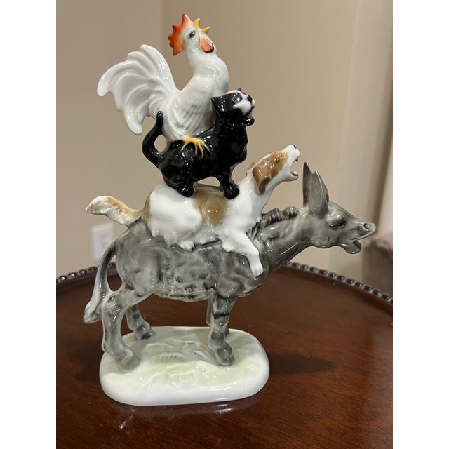 Figurative Hutschenruther Bremen Town Musicians For Sale - Image 3 of 3