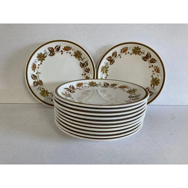 1970s Mid-Century Mikasa Cera-Stone Salad/Dessert Plates - Set of 12 For Sale In New York - Image 6 of 6