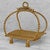 Vintage Hollywood Regency Gold Rope & Tassel Hand Towel Napkin Holder For Sale - Image 4 of 7