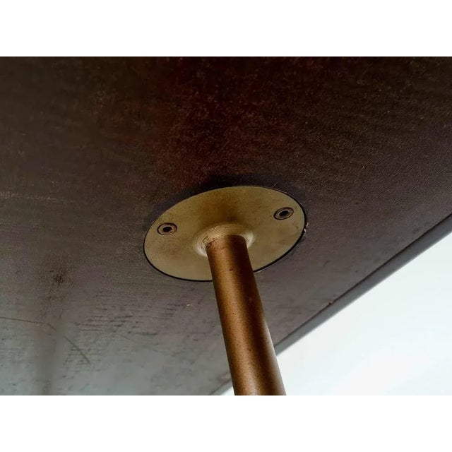 Brown Vintage Italian Dining Table by Angelo Mangiarotti , 1970s For Sale - Image 8 of 10