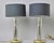 New Clear Glass Italian Lamps With Brass Fittings - Pair For Sale In Detroit - Image 6 of 13