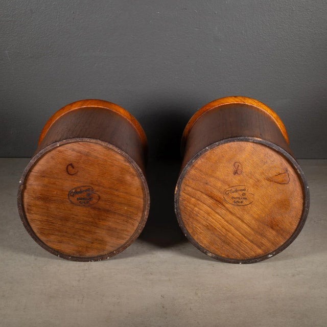 Wood Mid-Century Gladmark Teak Canisters c.1950 For Sale - Image 7 of 8