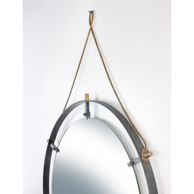 Vintage SantAmbrogio and De Berti Mirror is an original design item realized by the designer/workshop Santambrogio and De...