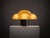 Italian 1960s Gianemilio, Piero and Anna Monti for Candle 'Luna' Table Lamp in Fiberglass For Sale - Image 3 of 6