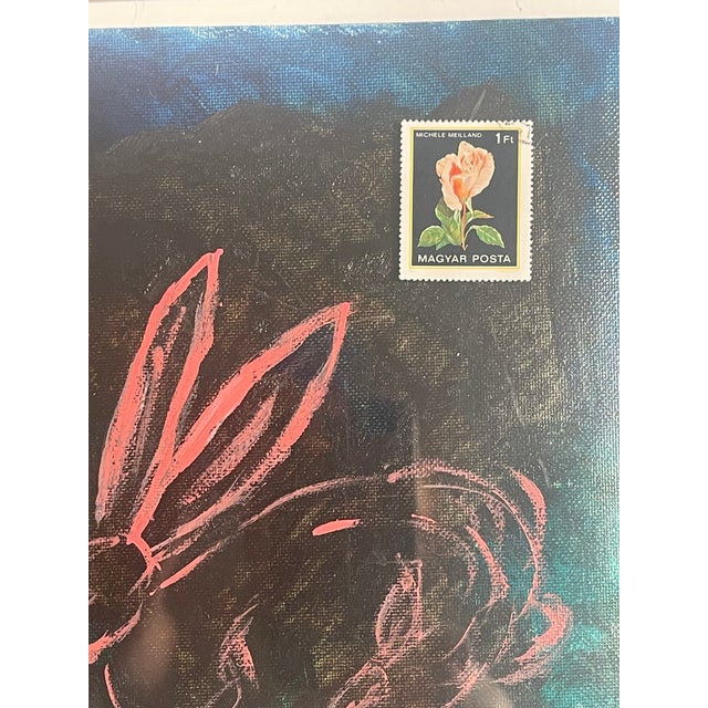 1970s 1970s Abstract Moon Rabbits Series by Elia Framed For Sale - Image 5 of 5