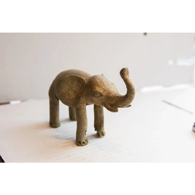 Old New House Vintage African Elephant Sculpture For Sale - Image 4 of 8