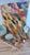 Handmade Moroccan Boujaad Rug, Rainbow Diagonal Chevron, 9' X 6'4" For Sale - Image 9 of 16