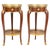 Wood and Gilt Bronze Pedestal Tables in the Louis Xv Style., Set of 2 For Sale - Image 9 of 9
