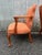 Pair of Vintage Queen Anne Style Upholstered Arm Chairs For Sale - Image 11 of 17