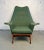 Iconic 1611-C Mid-Century lounge chair Attributed to Adrian Pearsall, featuring a sculptural frame and vibrant green...