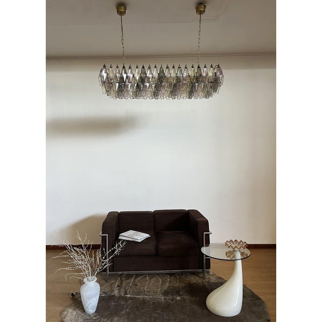 Murano Poliedri Chandelier by Carlo Scarpa, 1990 For Sale - Image 8 of 18