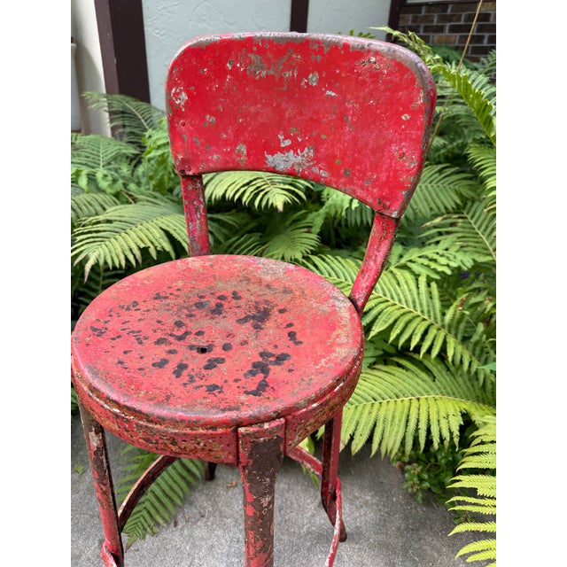 Elevate your interior with an authentic punch of raw Americana heritage. This vintage 1940s industrial machinist counter...