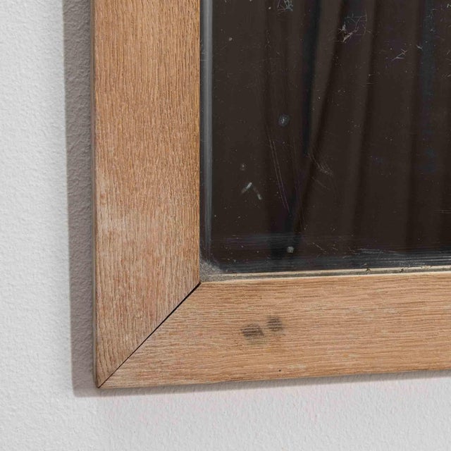19th Century 19th Century France Tan Wood Mirror For Sale - Image 5 of 8