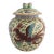 Lge Famille Juane Chinese Porcelain Ginger Jar W/ Dragon & Phoenix, Qing MCM For Sale