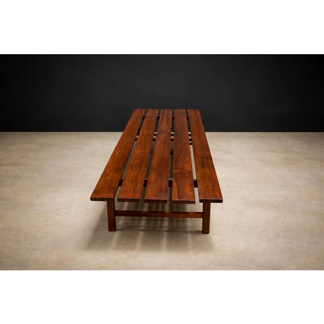 Bench in Rosewood, Att. To Joaquim Tenreiro, 1960s For Sale In New York - Image 6 of 12