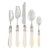 VIETRI Aladdin Antique Ivory Twenty-Piece Flatware Set Set, Service for Four For Sale