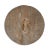 Tribal Vintage Round Black & White African Zulu Shield Wall Object For Sale - Image 3 of 4